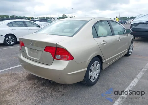 2008 Honda Civic Lx из США, поврежденный, VIN 1HGFA165X8L082797
